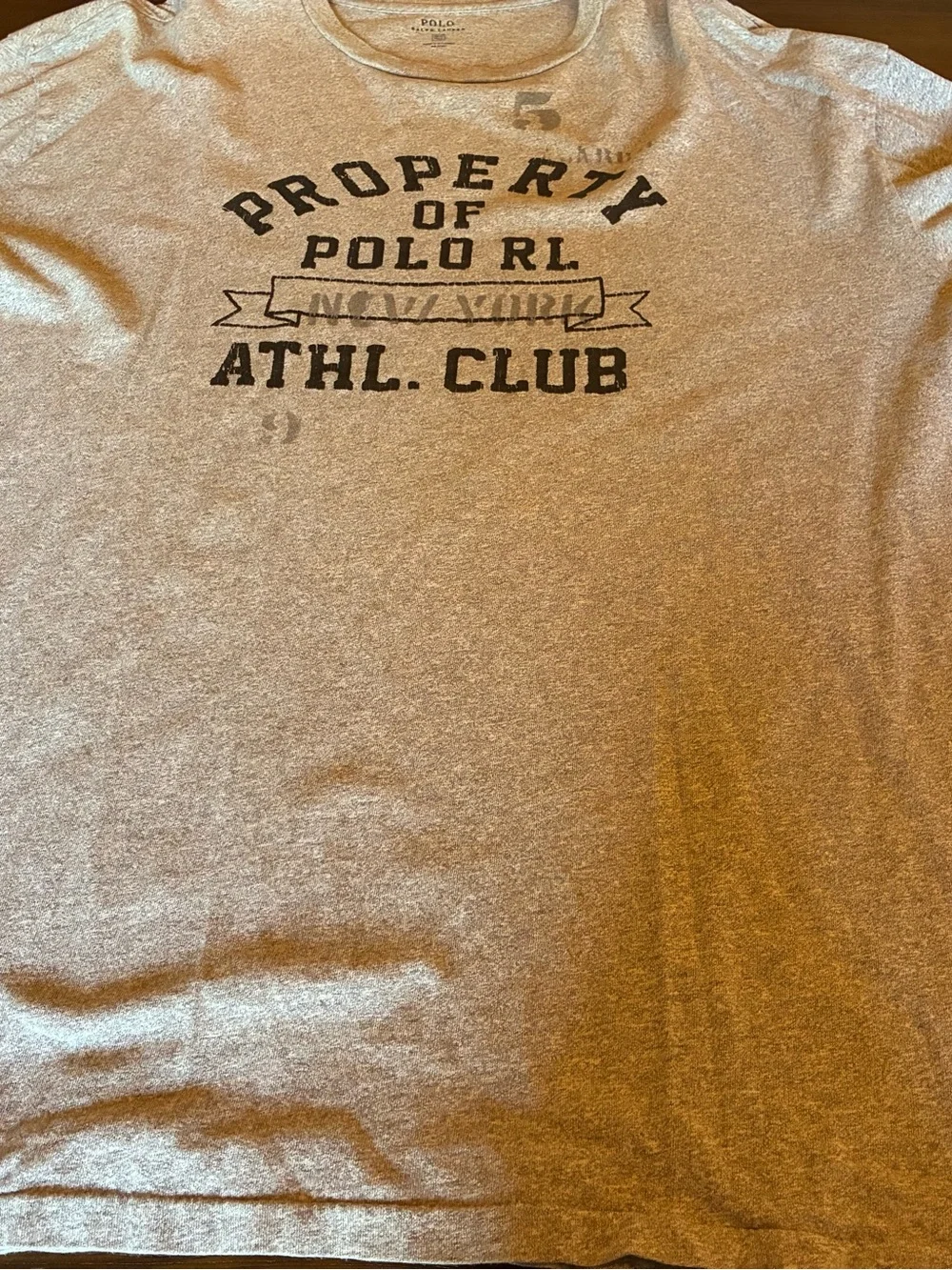 Polo by Ralph Lauren Gray Men's shirt- Athletic Club Graphic